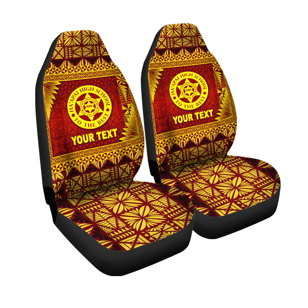 Custom Tonga Ha''apai High School Car Seat Coversmplified Version