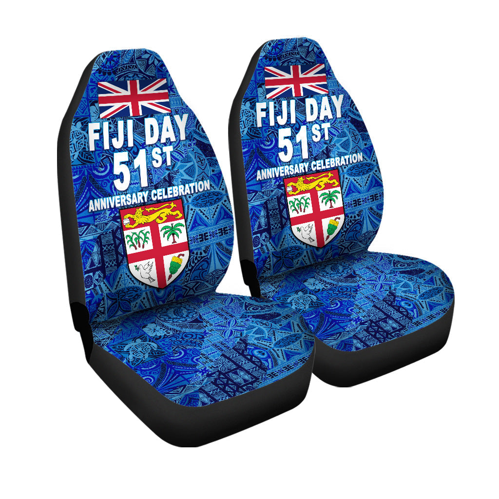 Fiji Day Car Seat Cover Independence Anniversary Original Style