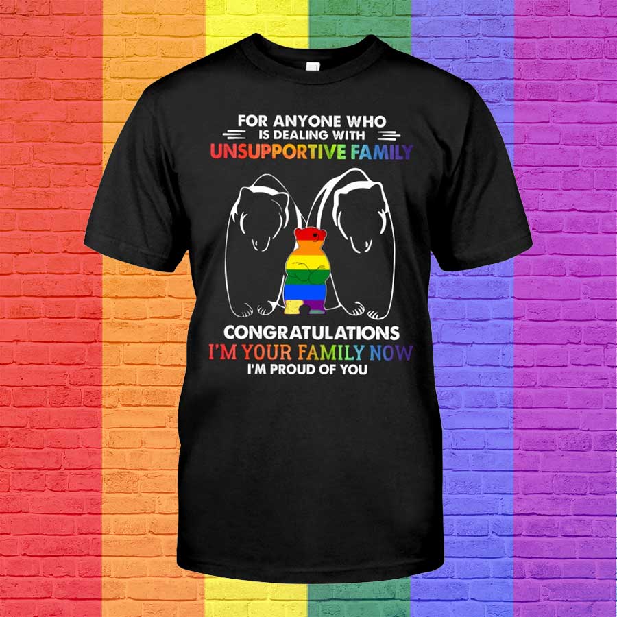 Pride Family Shirts/ Support Lgbtq Community Shirt/ Pride T Shirt For Trans