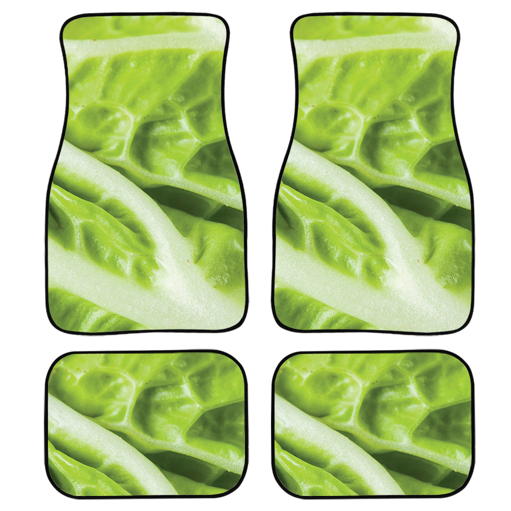 Chinese Cabbage Leaf Print Front And Back Car Floor Mats/ Front Car Mat