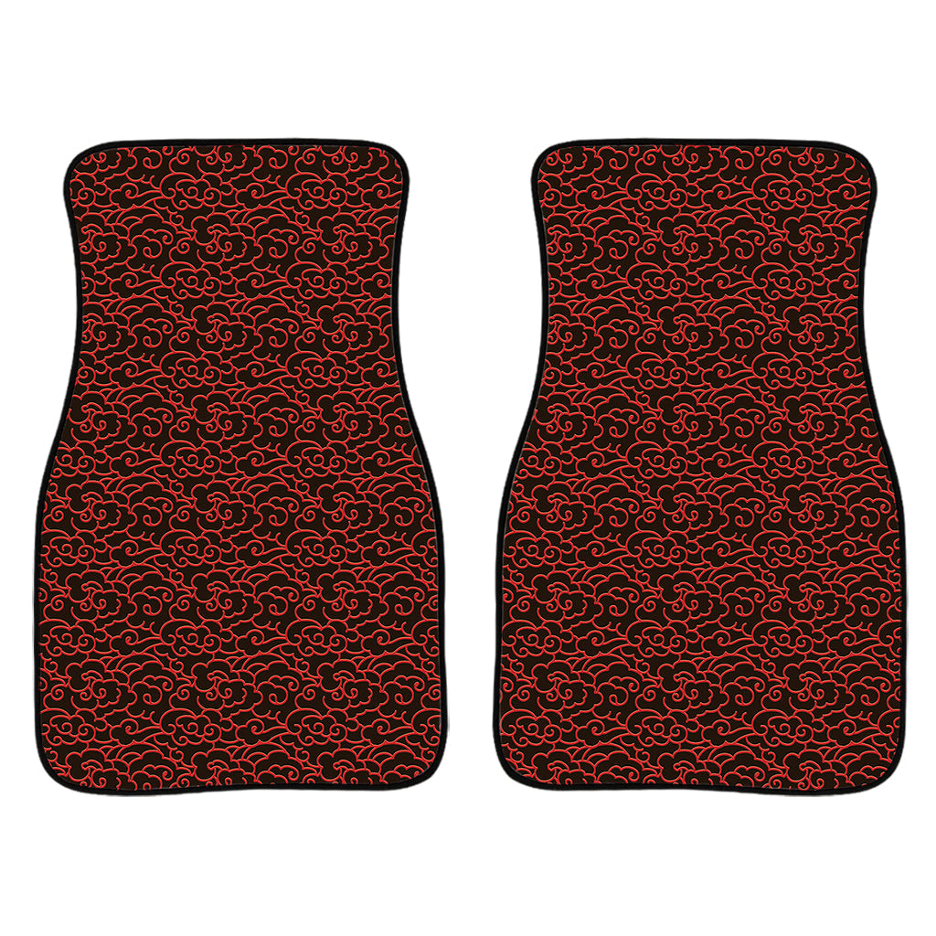 Chinese Cloud Pattern Print Front And Back Car Floor Mats/ Front Car Mat