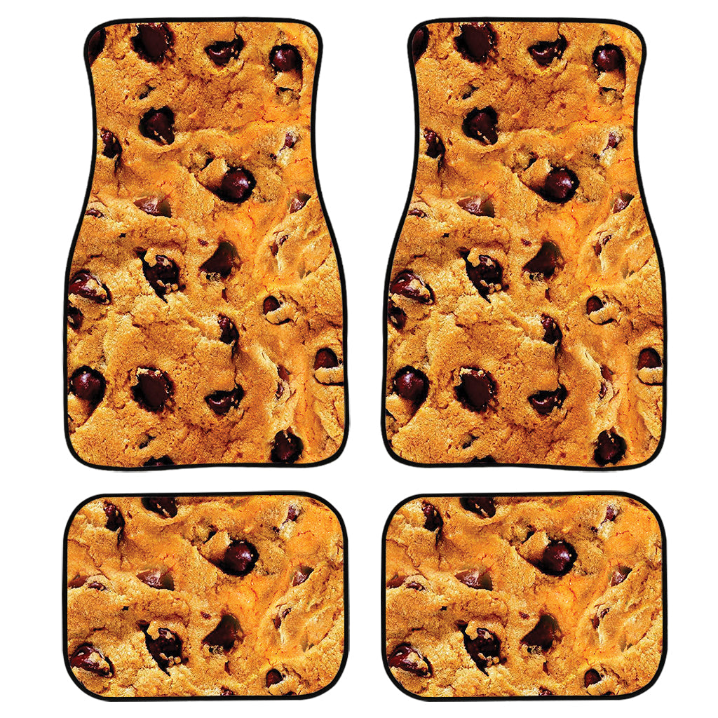 Chocolate Chip Cookie Print Front And Back Car Floor Mats/ Front Car Mat