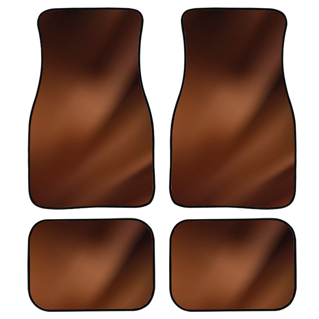 Chocolate Texture Print Front And Back Car Floor Mats/ Front Car Mat