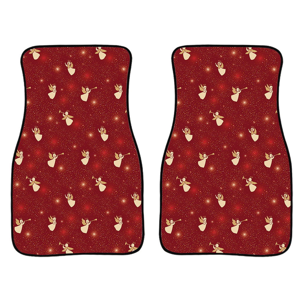 Christmas Angel Pattern Print Front And Back Car Floor Mats/ Front Car Mat
