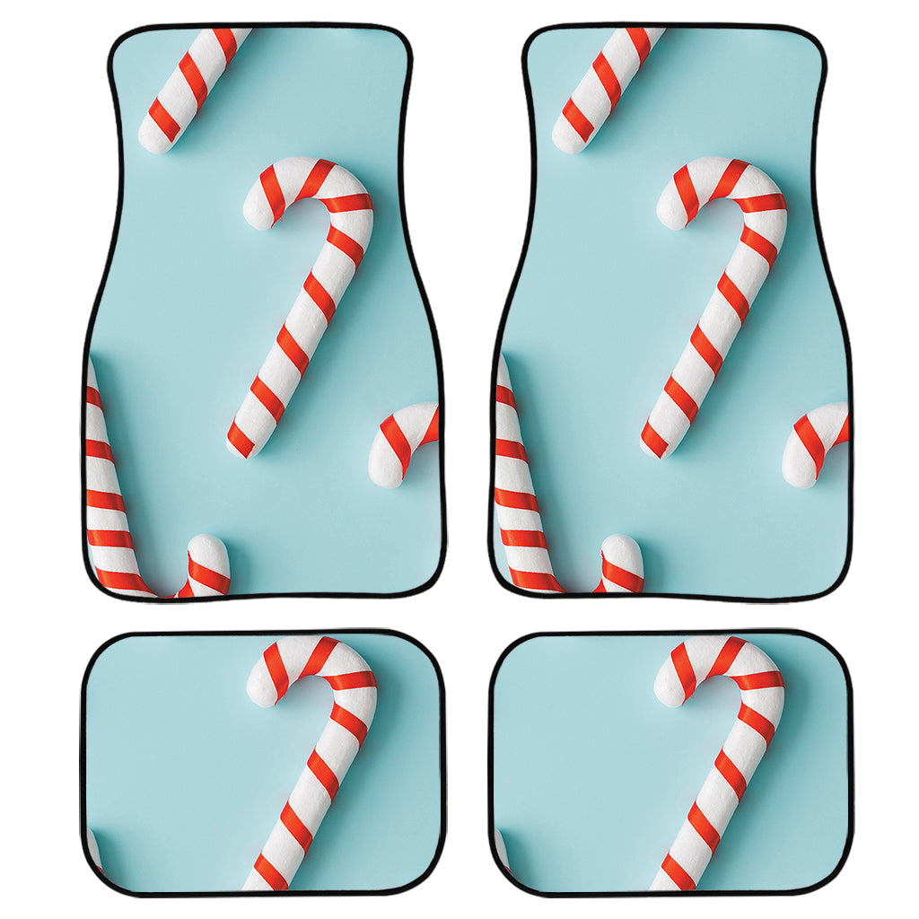 Christmas Candy Candies Pattern Print Front And Back Car Floor Mats/ Front Car Mat