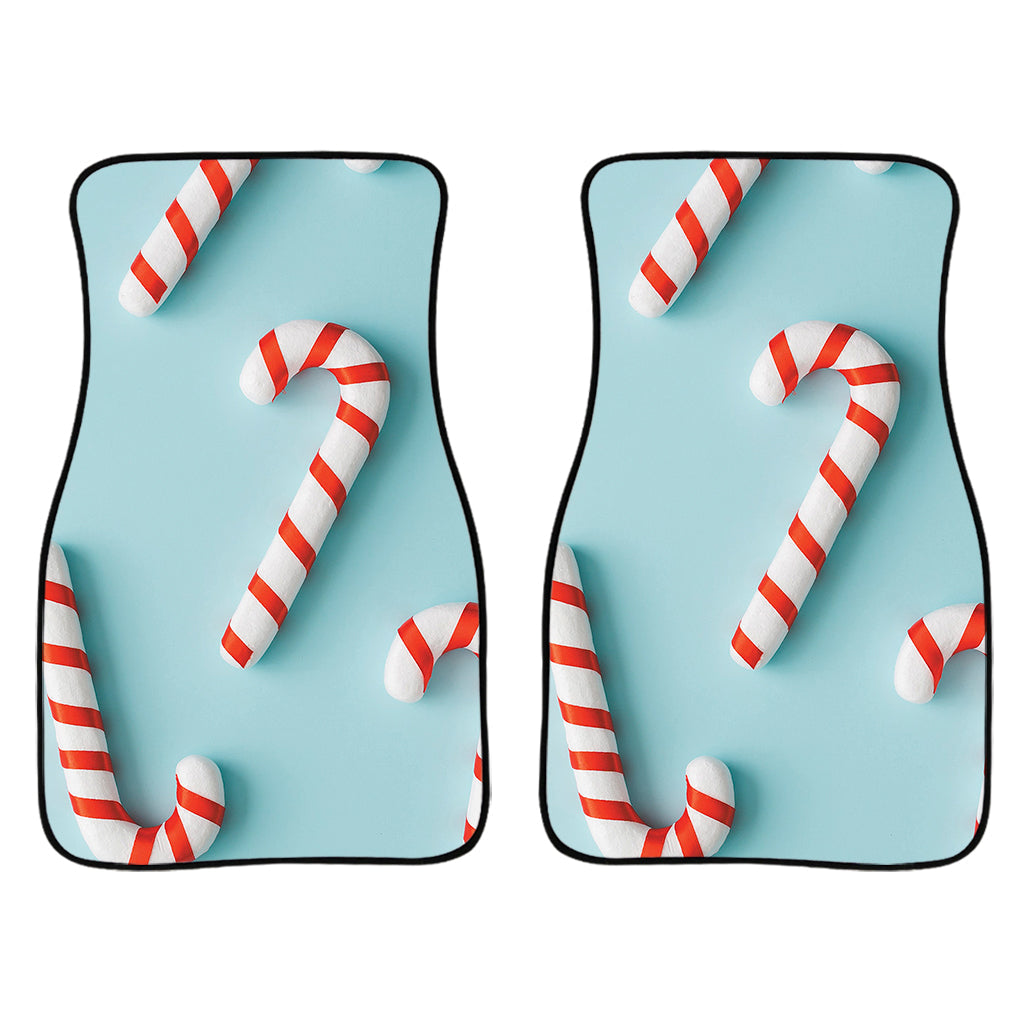 Christmas Candy Candies Pattern Print Front And Back Car Floor Mats/ Front Car Mat