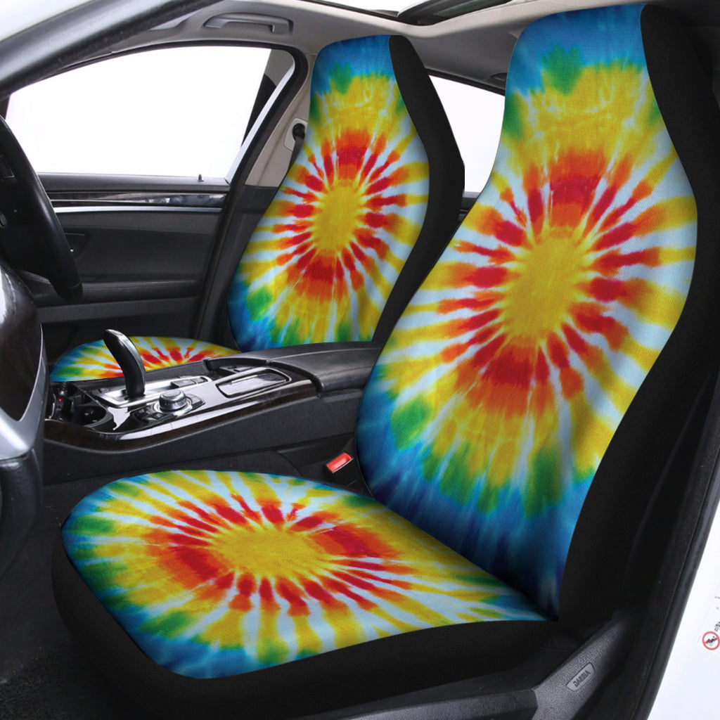 Circle Tie Dye Print Universal Fit Car Seat Covers
