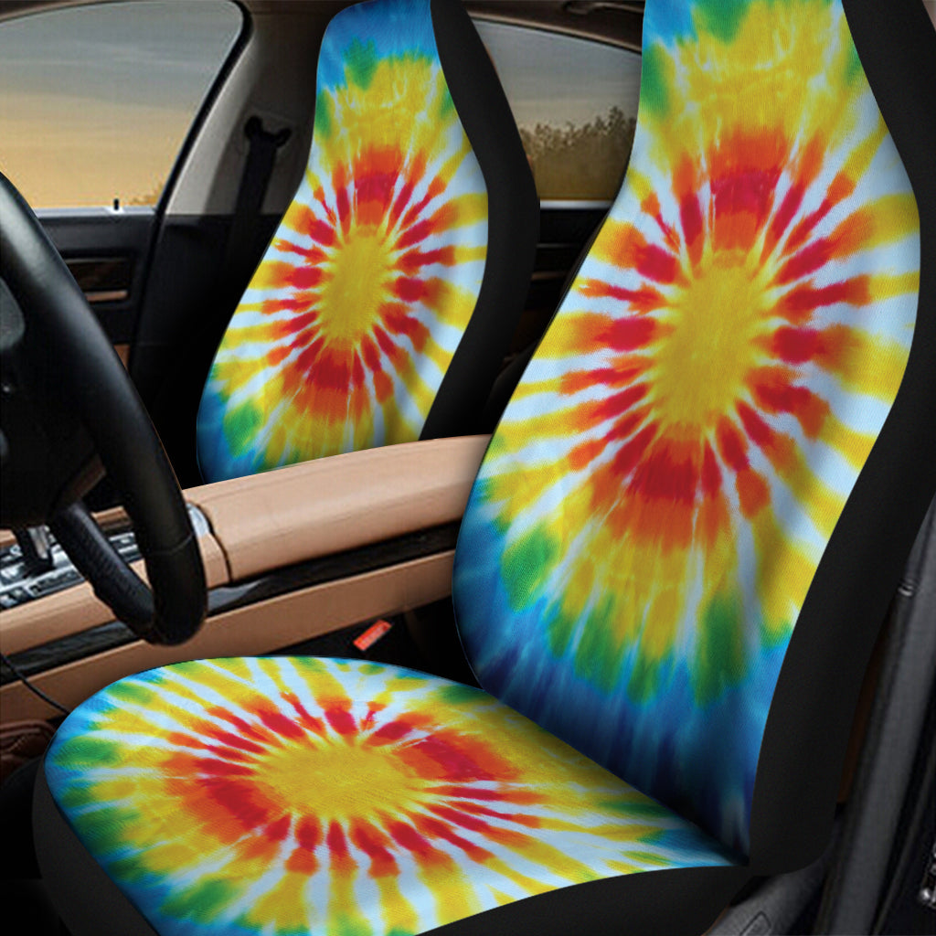 Circle Tie Dye Print Universal Fit Car Seat Covers