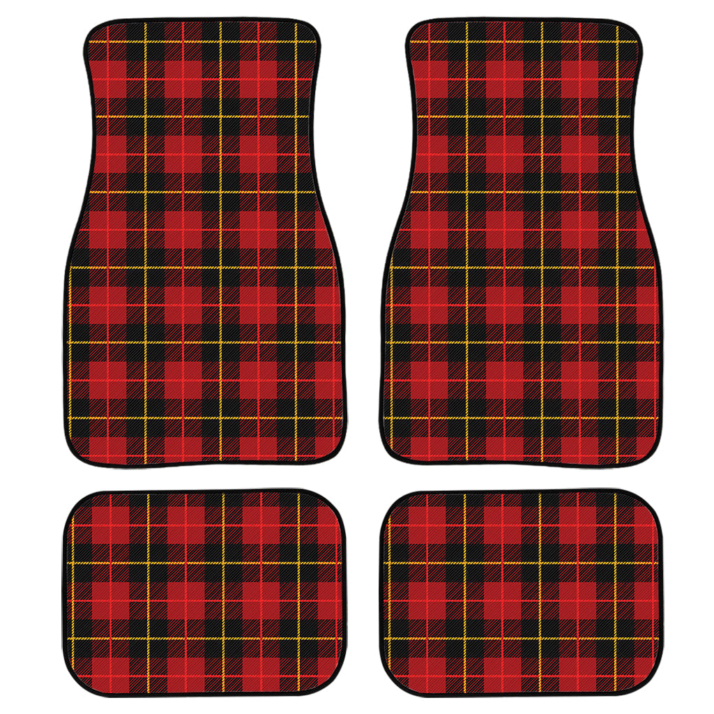 Clan Macqueen Tartan Pattern Print Front And Back Car Floor Mats/ Front Car Mat