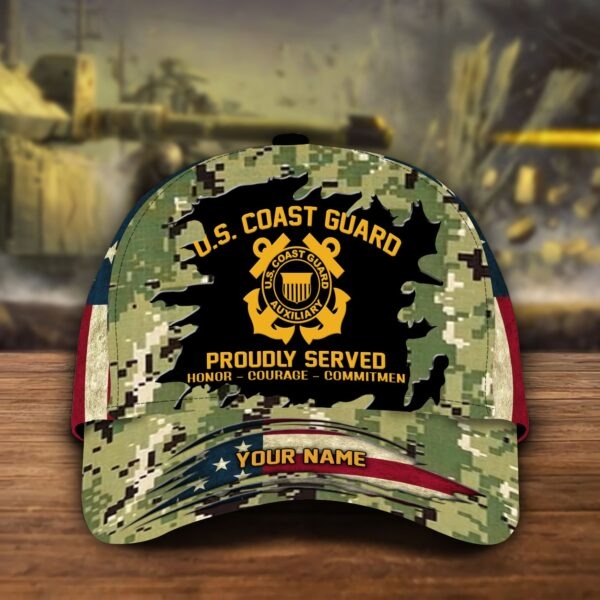 Personalized Veteran All Over Print Classic Cap/ Premium Veteran 3D Honor Courage Baseball Cap