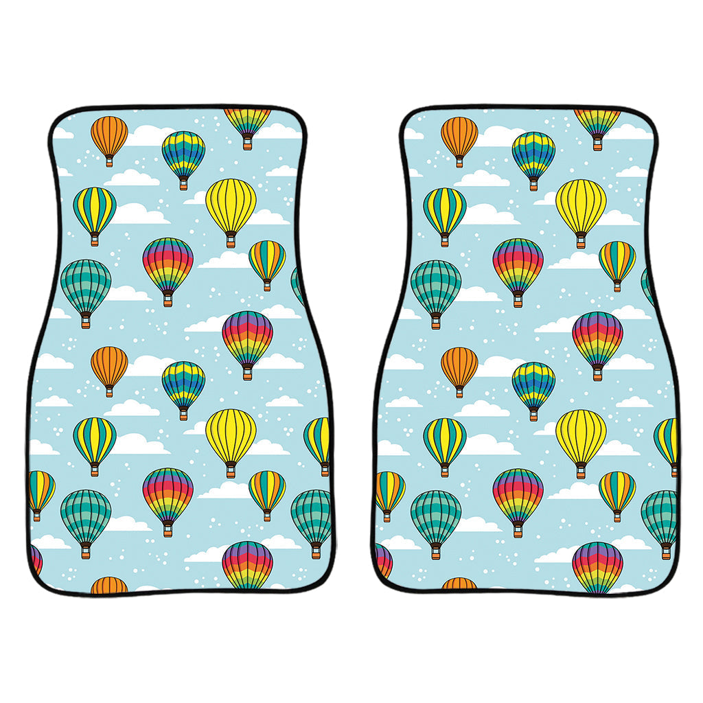 Colorful Air Balloon Pattern Print Front And Back Car Floor Mats/ Front Car Mat