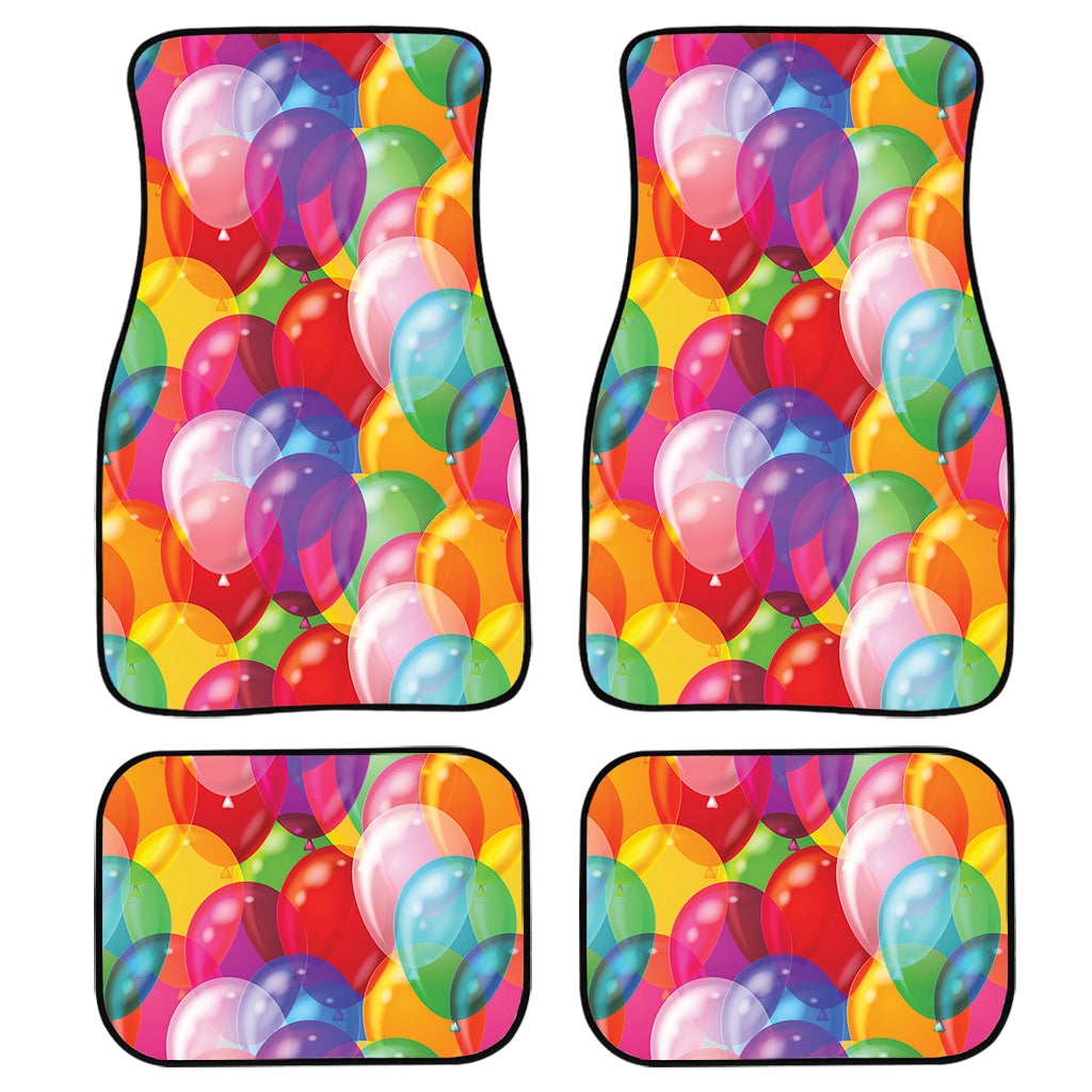 Colorful Balloon Pattern Print Front And Back Car Floor Mats/ Front Car Mat