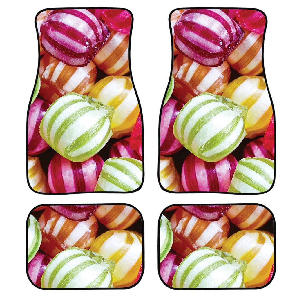 Colorful Candy Ball Print Front And Back Car Floor Mats/ Front Car Mat
