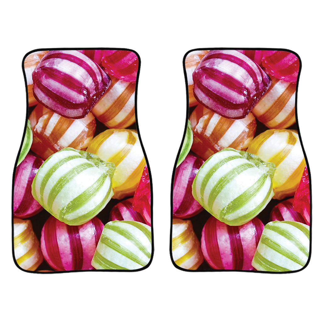 Colorful Candy Ball Print Front And Back Car Floor Mats/ Front Car Mat