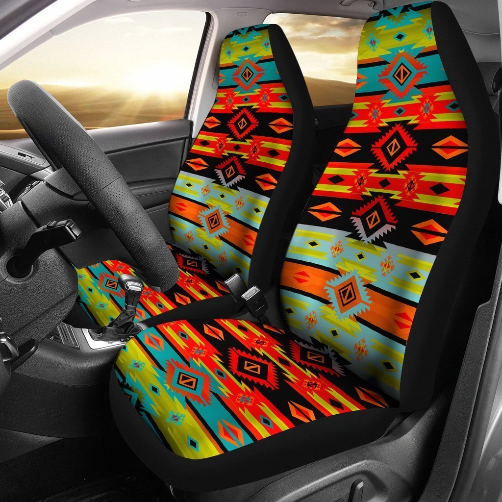Colorful Native Aztec Universal Fit Car Seat Covers