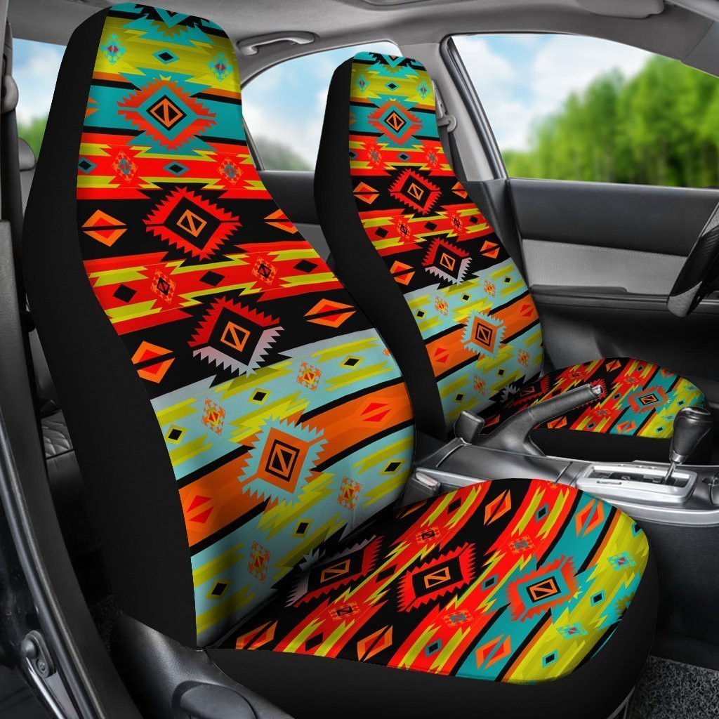 Colorful Native Aztec Universal Fit Car Seat Covers