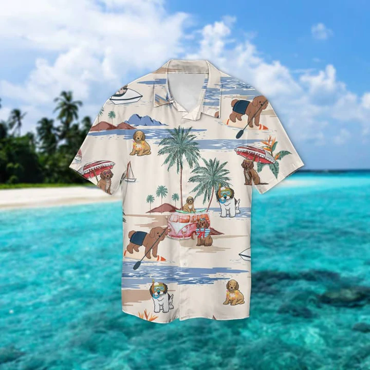 Cookapoo Summer Beach Hawaiian Shirt/ Hawaiian Shirts for Men Short Sleeve Aloha Beach Shirt
