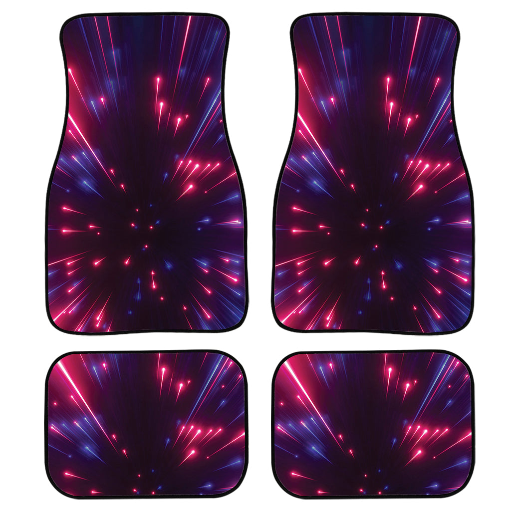 Cosmic Hyperspace Print Front And Back Car Floor Mats/ Front Car Mat