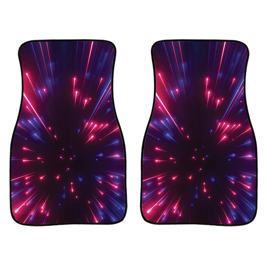 Cosmic Hyperspace Print Front And Back Car Floor Mats/ Front Car Mat