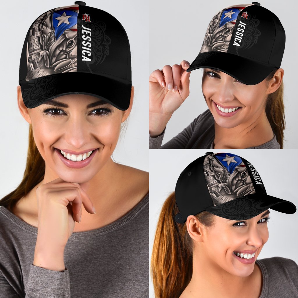 Personalized 3D full printed Puerto Rico Cap Hat/ Puerto Rico Hats