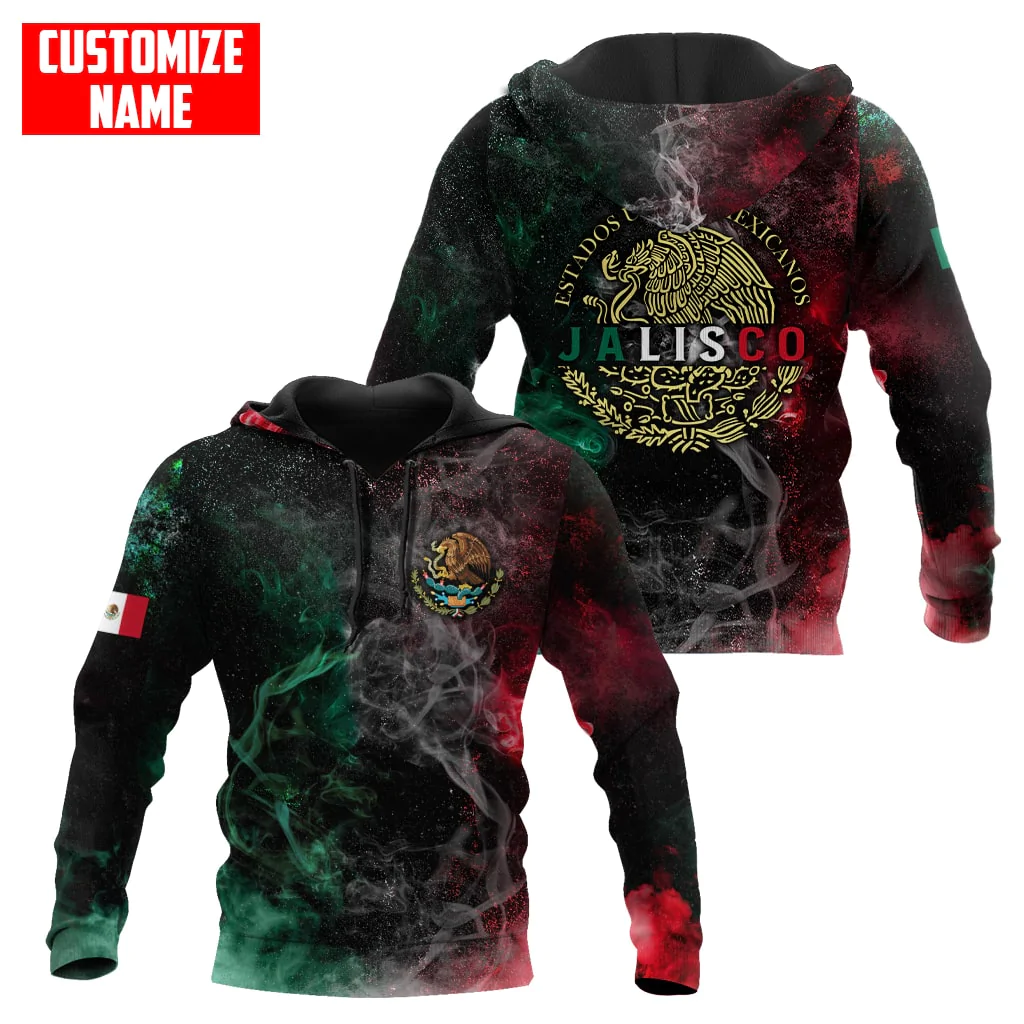 Cool Personalized Mexico All Over Printed Unisex Hoodie/ 3D Mexican Hoodie