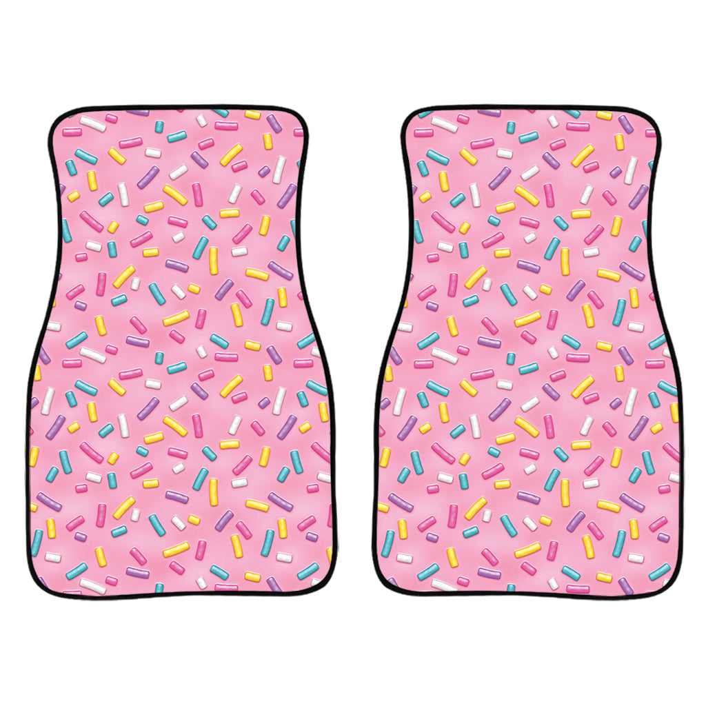 Cute Candy Pattern Print Front And Back Car Floor Mats/ Front Car Mat