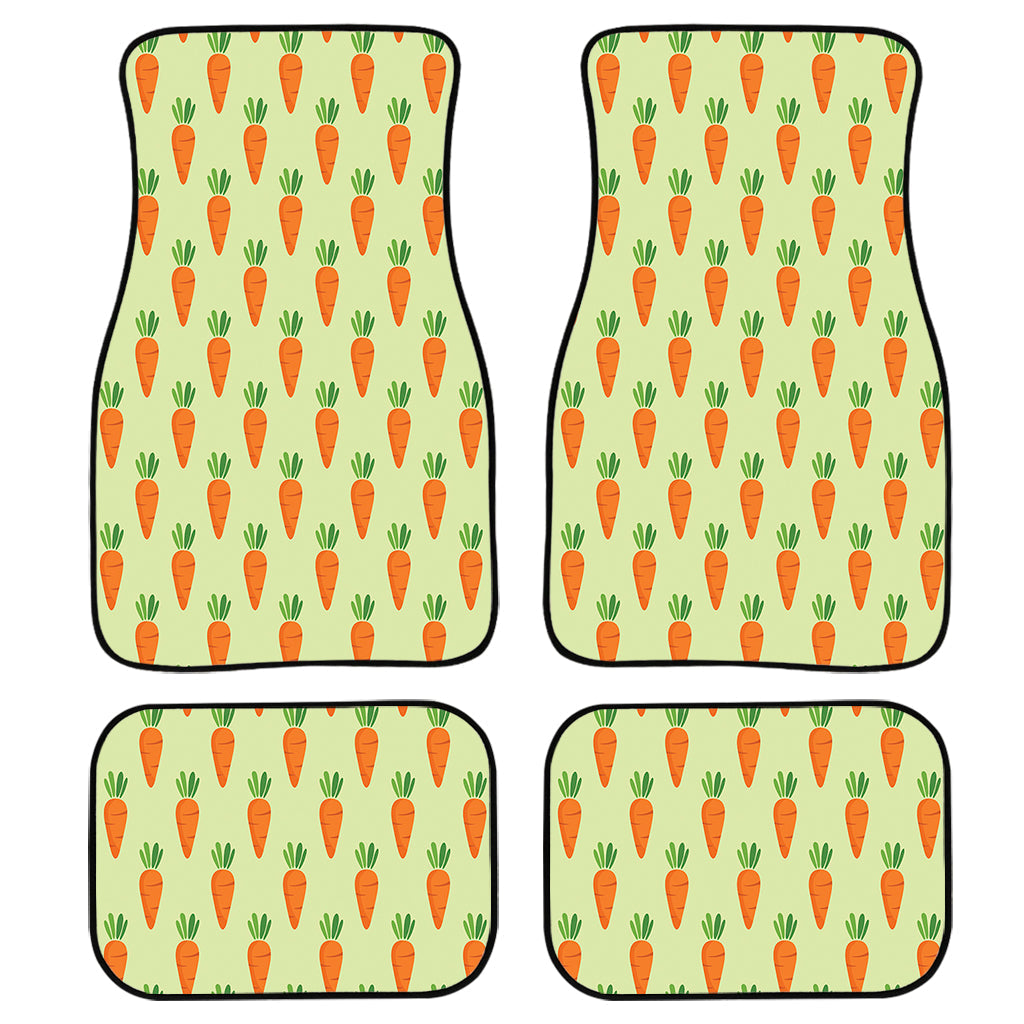 Cute Carrot Pattern Print Front And Back Car Floor Mats/ Front Car Mat