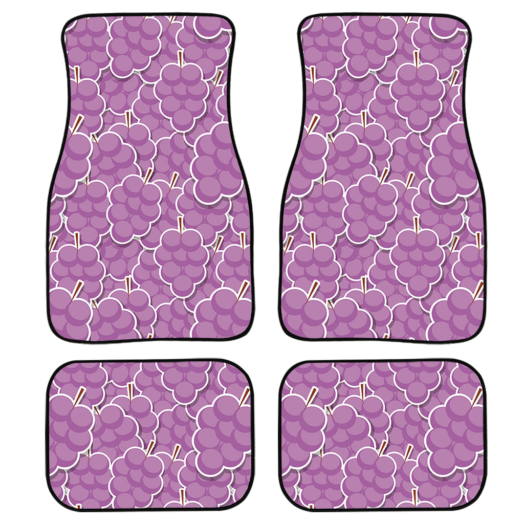 Cute Grape Pattern Print Front And Back Car Floor Mats/ Front Car Mat