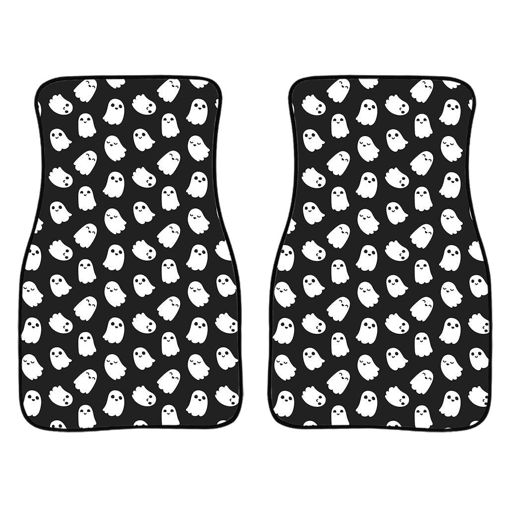 Cute Little Ghost Pattern Print Front And Back Car Floor Mats/ Front Car Mat