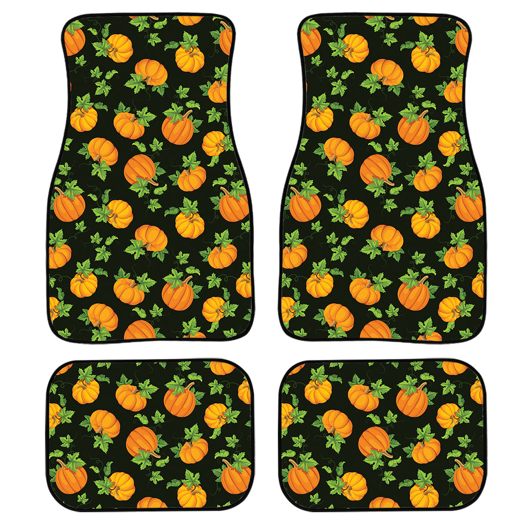 Cute Pumpkin Pattern Print Front And Back Car Floor Mats/ Front Car Mat