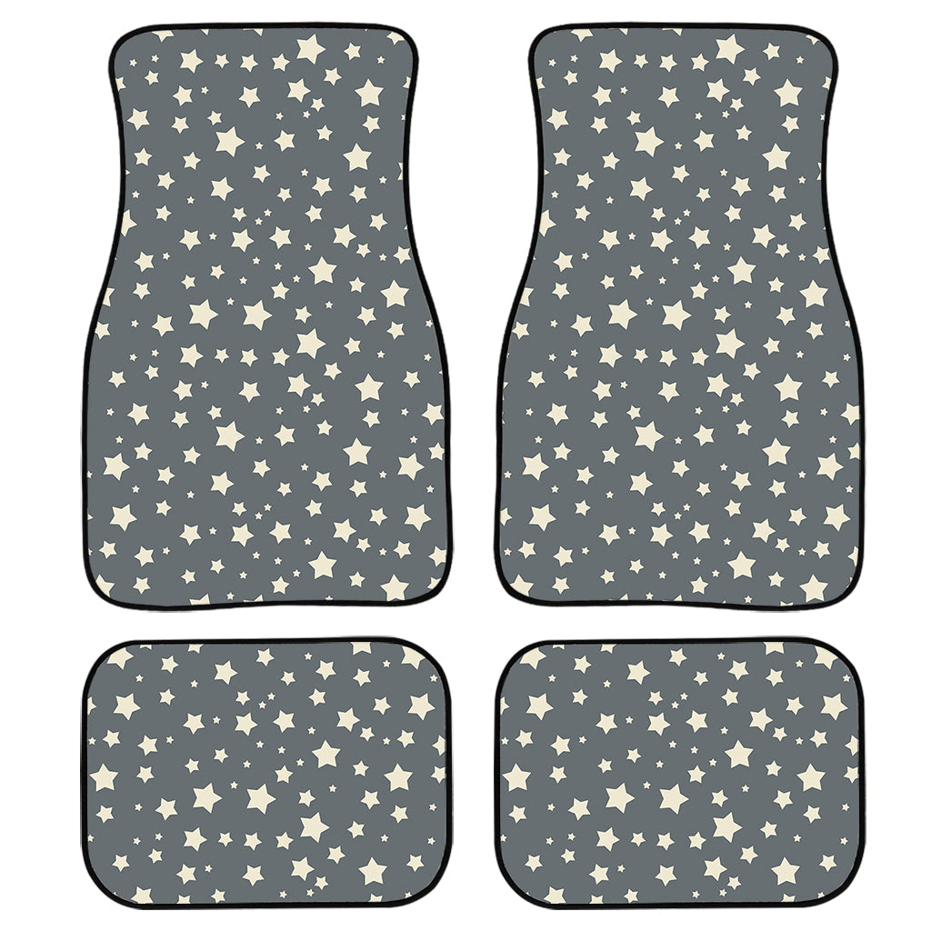Cute Star Pattern Print Front And Back Car Floor Mats/ Front Car Mat