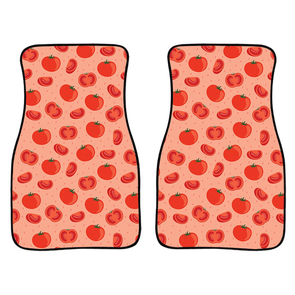 Cute Tomato Pattern Print Front And Back Car Floor Mats/ Front Car Mat