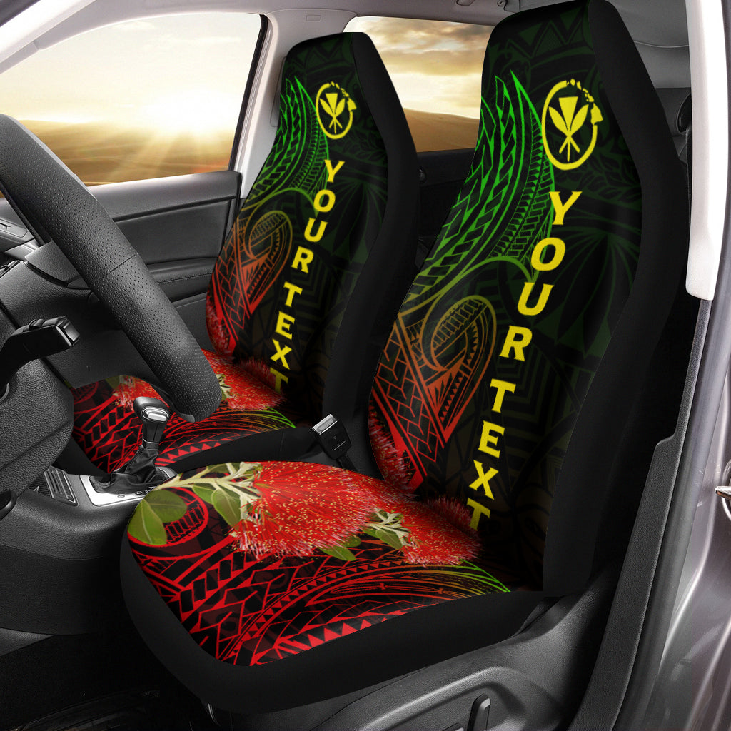 Custom Hawaii Polynesian Car Seat Covers Ohia Lehua