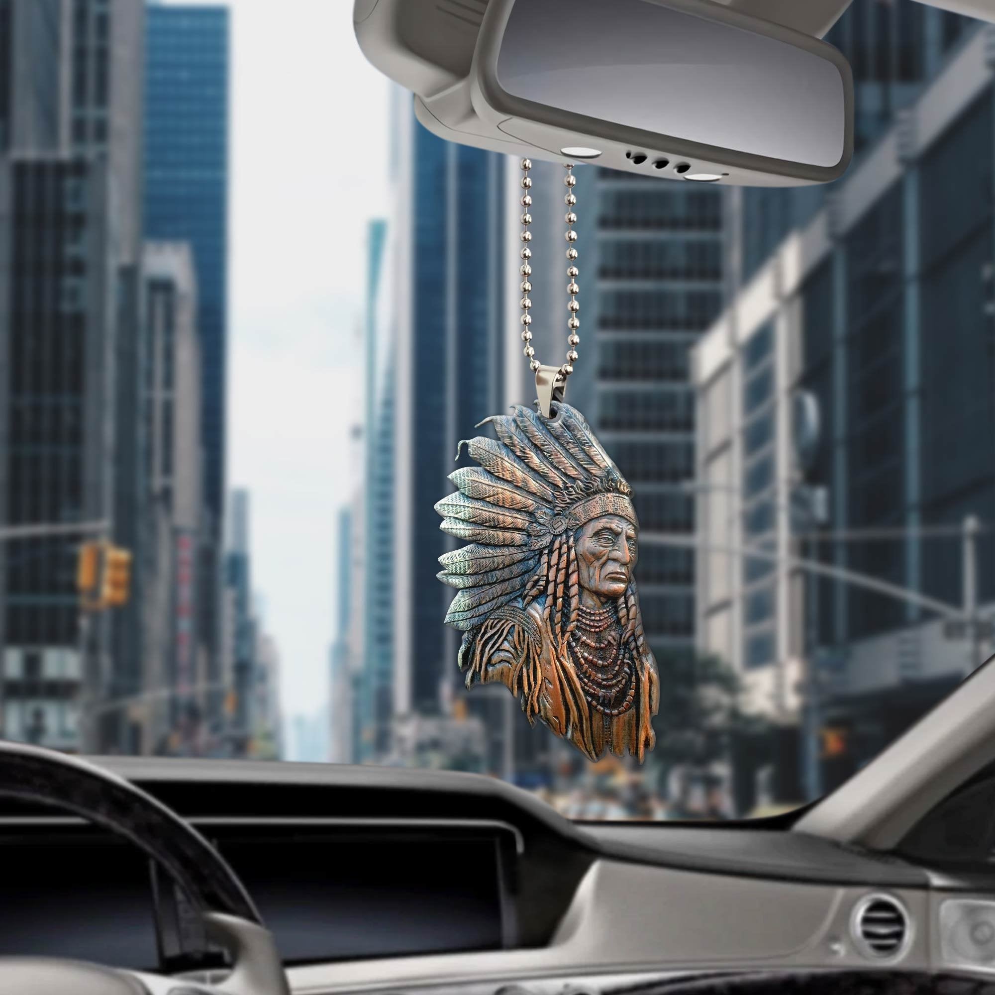 Native American Car Hanging Ornament/ Ornament Car For Native American Lovers