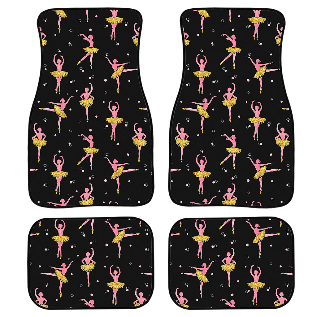 Dancing Ballet Pattern Print Front And Back Car Floor Mats/ Front Car Mat