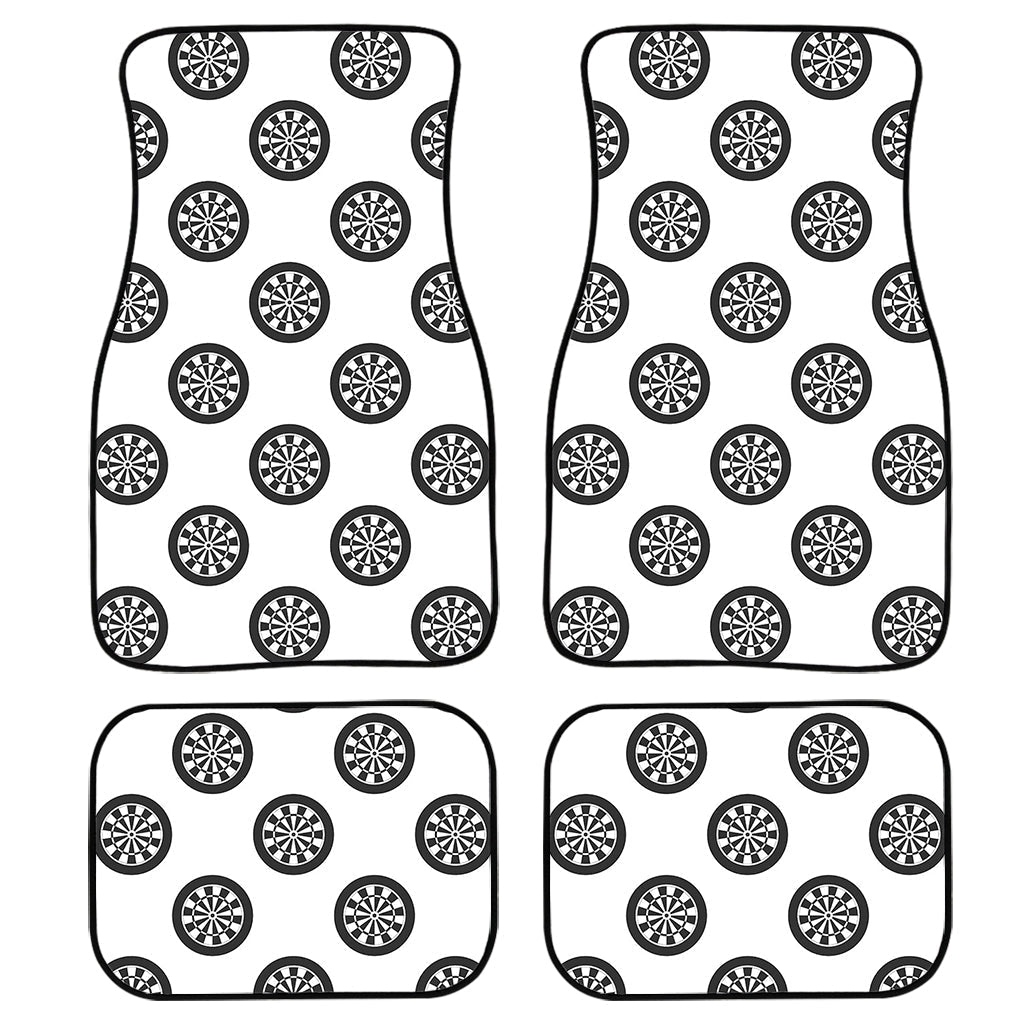 Dartboard Pattern Print Front And Back Car Floor Mats/ Front Car Mat
