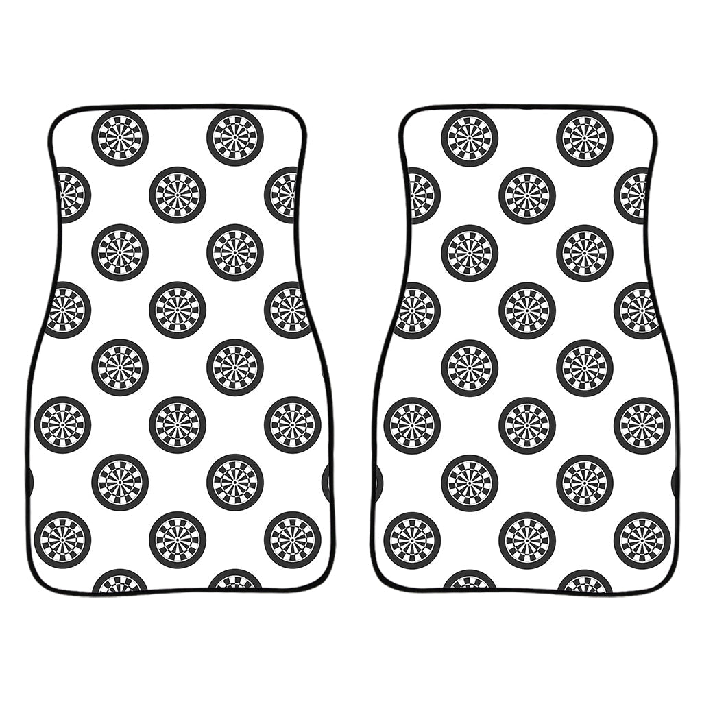 Dartboard Pattern Print Front And Back Car Floor Mats/ Front Car Mat