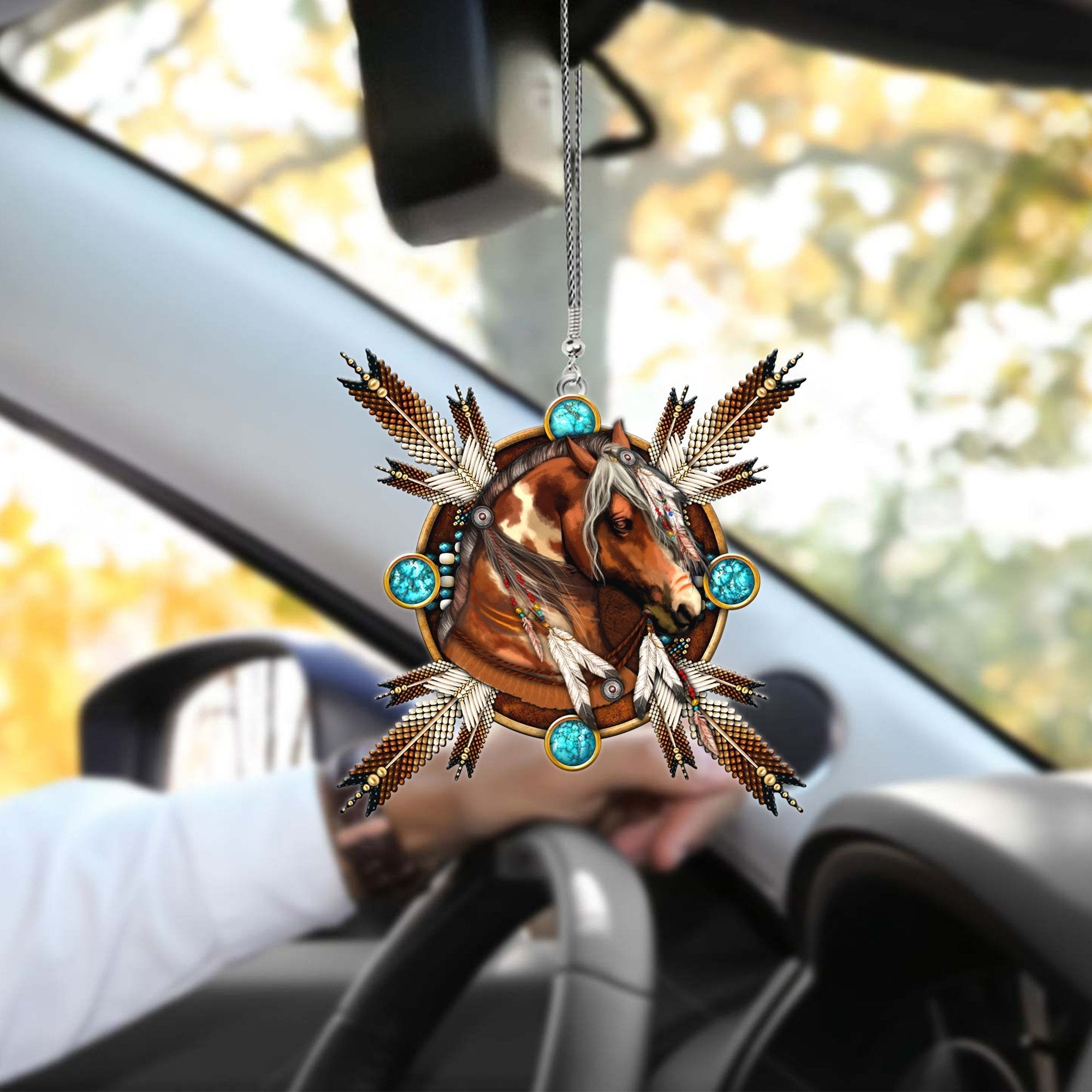 Native American Car Hanging Ornament/ Interior Gift For New Car