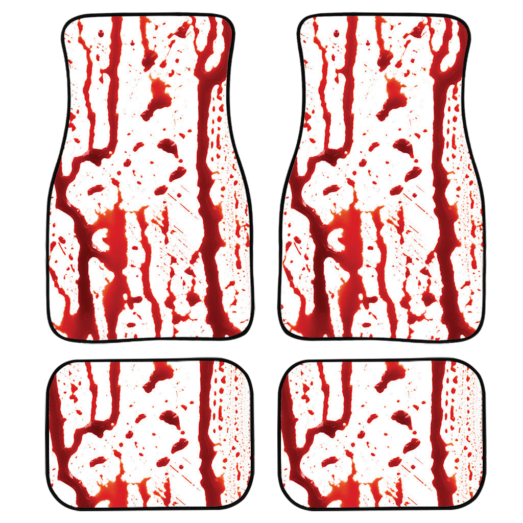 Dripping Blood Print Front And Back Car Floor Mats/ Front Car Mat