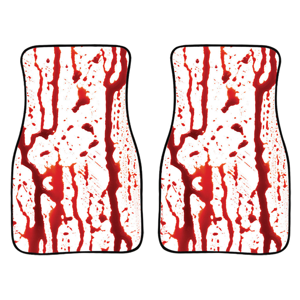 Dripping Blood Print Front And Back Car Floor Mats/ Front Car Mat