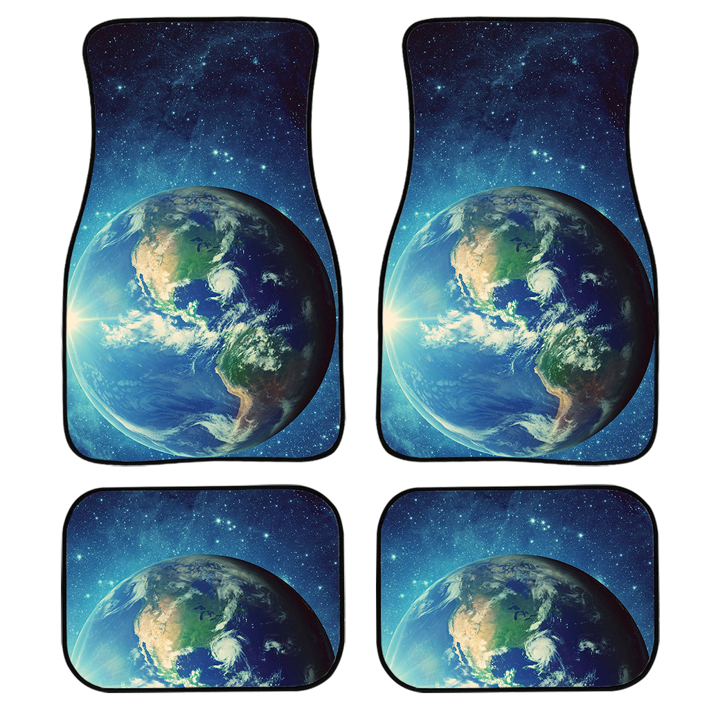 Earth And Space Print Front And Back Car Floor Mats/ Front Car Mat