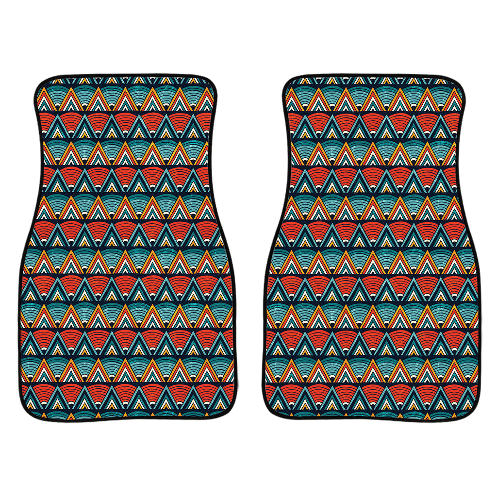 Ethnic African Inspired Pattern Print Front And Back Car Floor Mats/ Front Car Mat