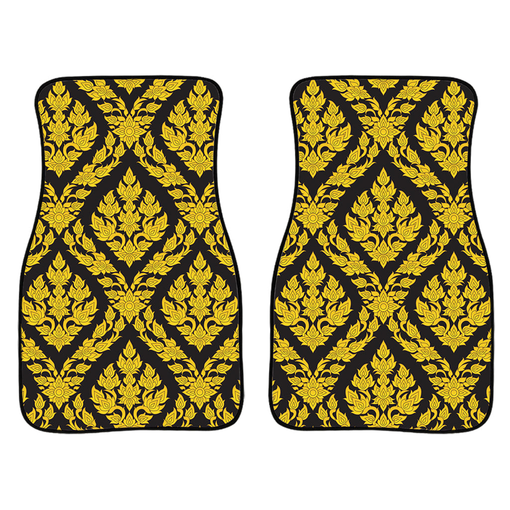 Ethnic Thai Pattern Print Front And Back Car Floor Mats/ Front Car Mat