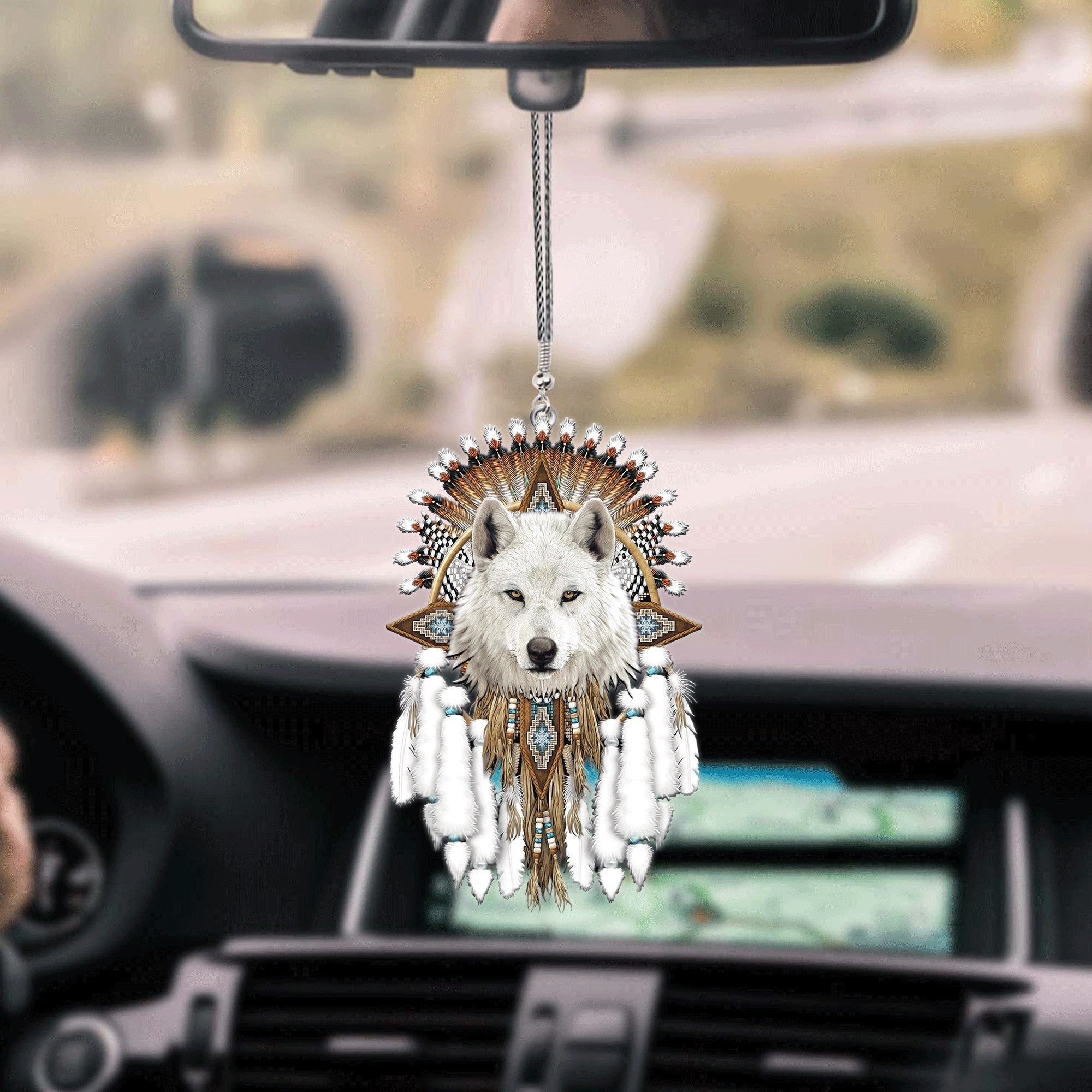 Cute Native American Car Hanging Ornament/ Native American Hanging Mirror Decoration For Car