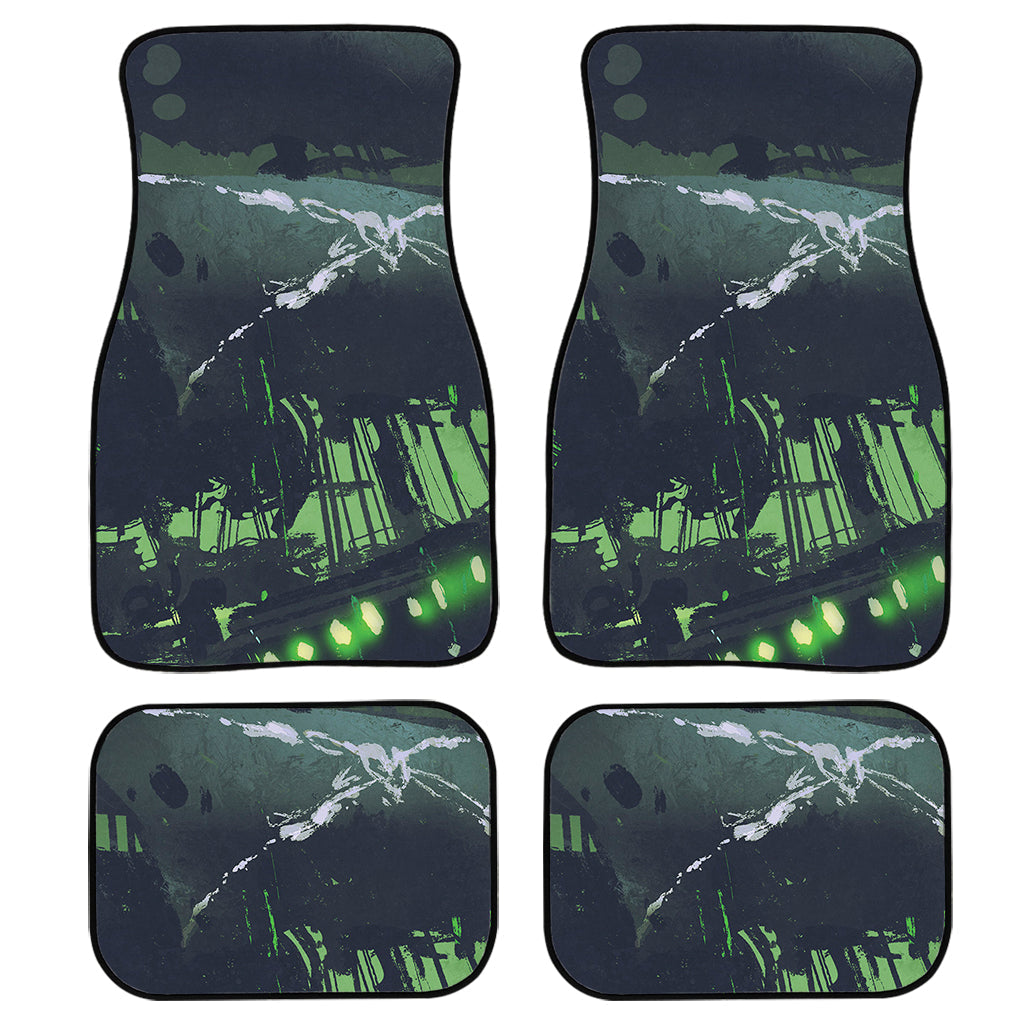 Flying Dutchman Ghost Pirate Ship Print Front And Back Car Floor Mats/ Front Car Mat
