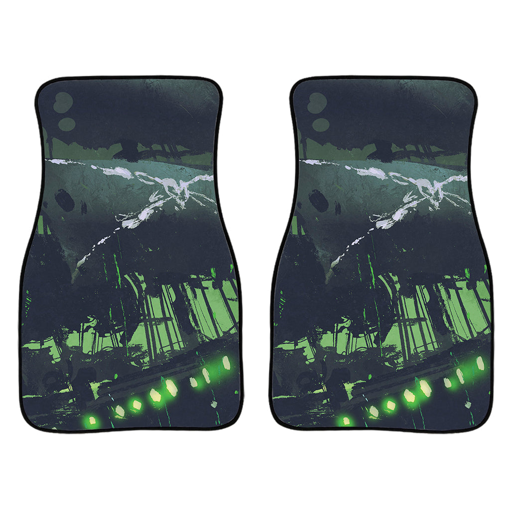 Flying Dutchman Ghost Pirate Ship Print Front And Back Car Floor Mats/ Front Car Mat
