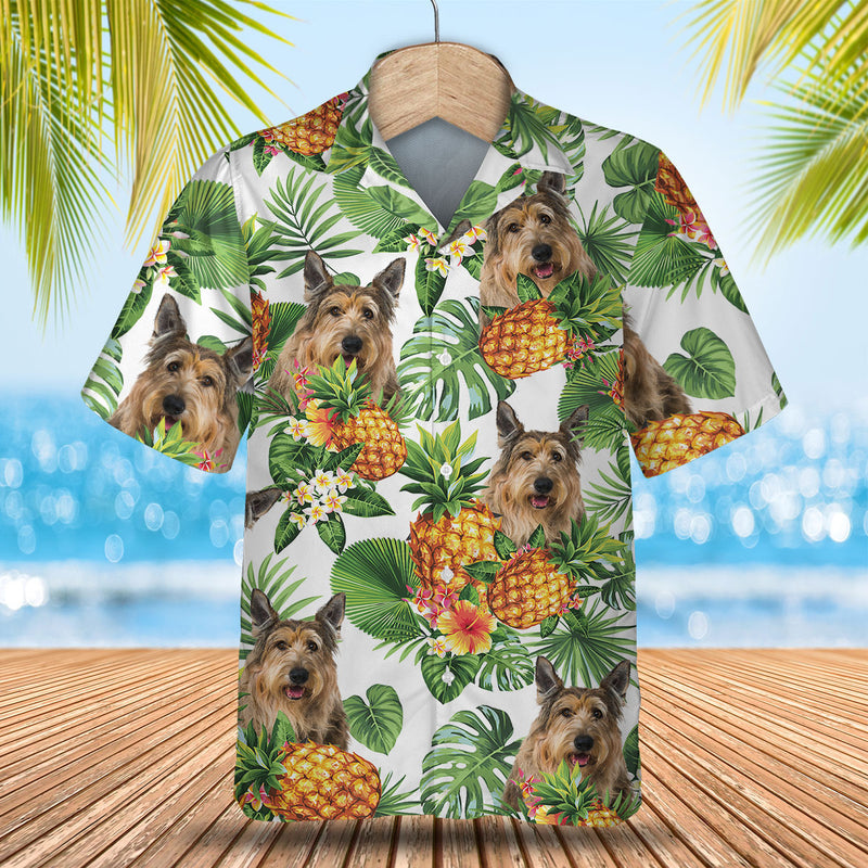 Berger Picard Tropical Pattern Hawaiian Shirt/ Dog Hawaiian Shirt/ summer gift for men and women