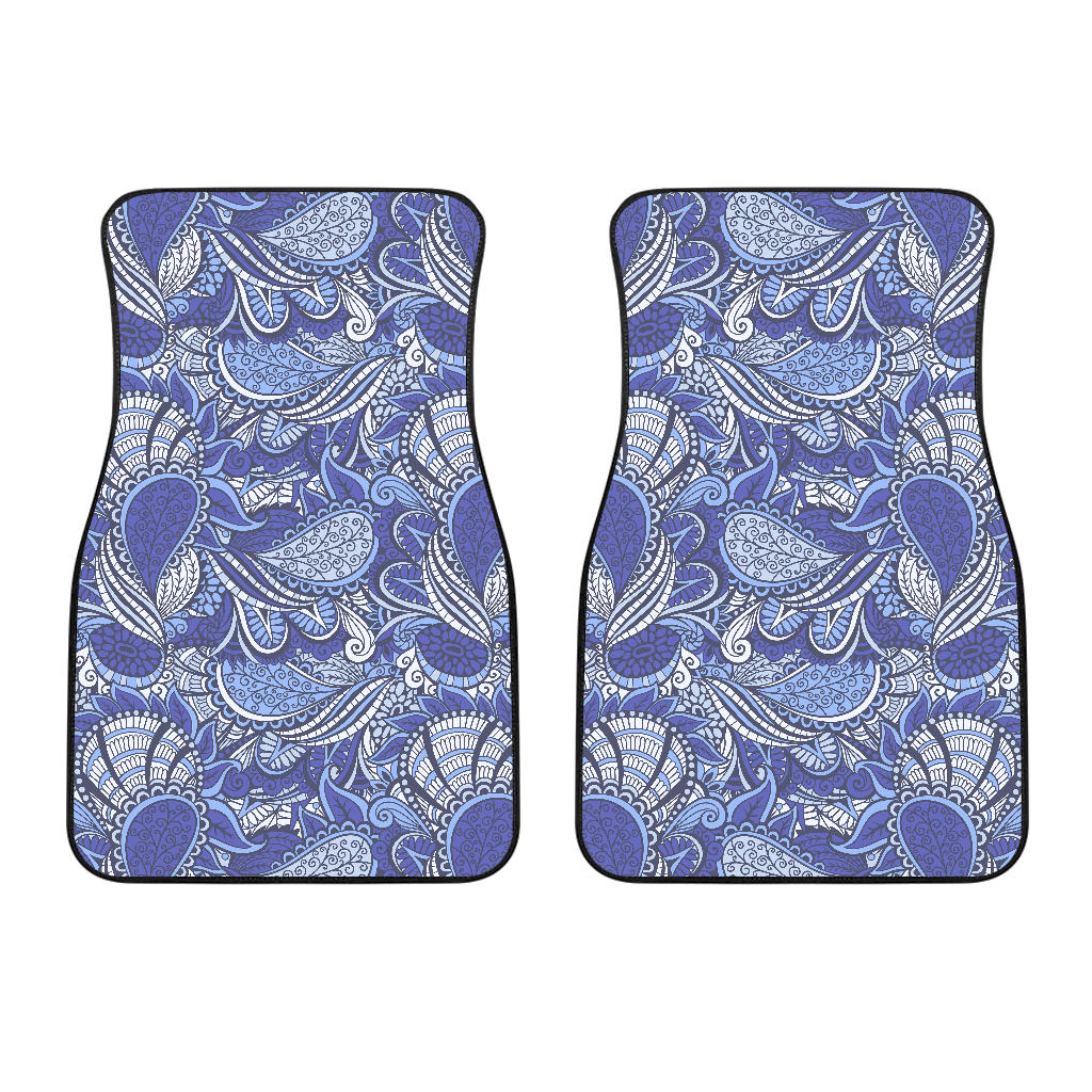 Pigeon Floral Bohemian Pattern Print Front And Back Car Floor Mats/ Front Car Mat
