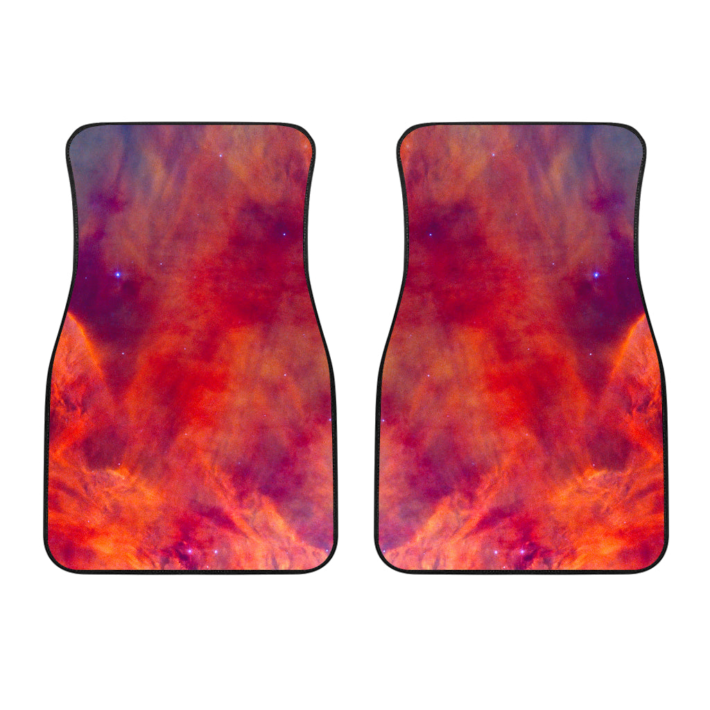 Abstract Nebula Cloud Galaxy Space Print Front And Back Car Floor Mats/ Front Car Mat