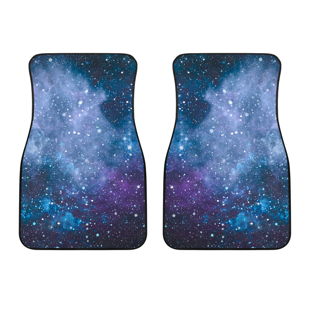 Blue Cloud Starfield Galaxy Space Print Front And Back Car Floor Mats/ Front Car Mat